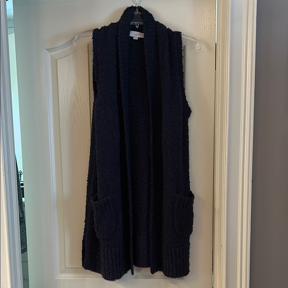 Women's Navy Sweater Vest